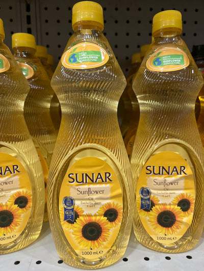 Sunar Sunflower Oil, 1L (1000 mL) (Halal)
