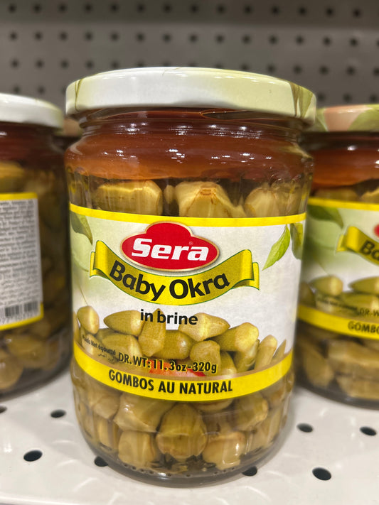 Baby okra in brine from Sera  320g