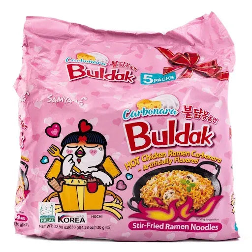 Samyang Carbonara Buldak Ramen 5 Pack