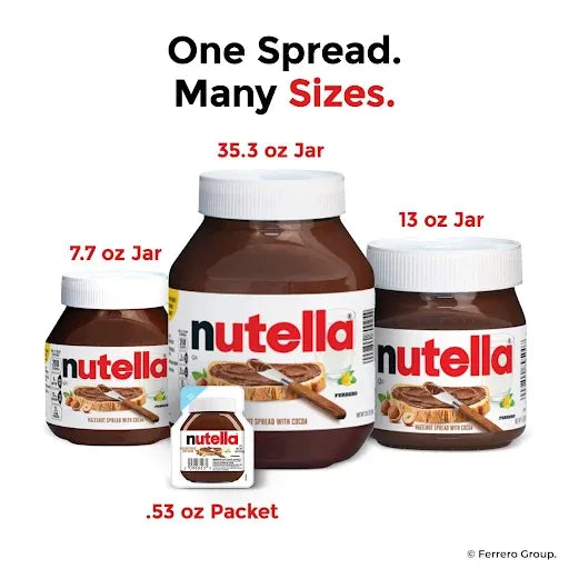 Nutella Chocolate Hazelnut Spread with Cocoa